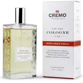 Cremo Spice & Black Vanilla Cologne Spray - 3.4 Fl Oz