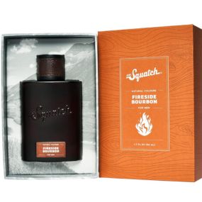 Dr. Squatch Fireside Bourbon Cologne - Cedarwood, Clove, Patchouli - Inspired by Wood Barrel Bourbon Soap