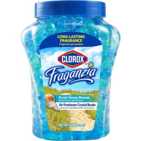 Clorox Fraganzia Air Freshener Crystal Beads Fresh Ocean Breeze 12oz | Long-Lasting Air Freshener Beads 12 Ounces