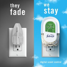 Febreze Plug In Air Fresheners, Linen & Sky Scent, 1 Warmer + 2 Oil Refills