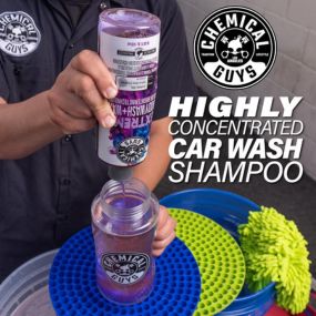 Foaming Car Wash Soap For Cars, Trucks, Motorcycles, RVs & More, 128 fl oz (1 Gallon), Grape Scent