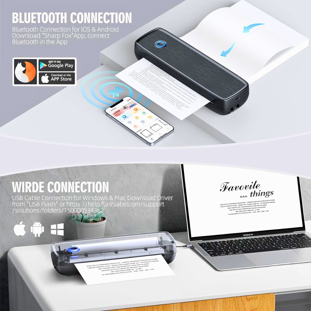 Portable Mini Printer