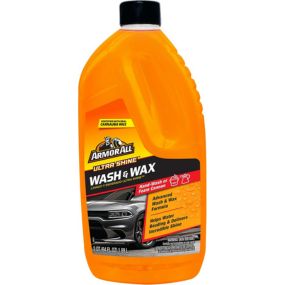 Armor All Ultra Shine Car Wash and Car Wax, Cleaning Fluid for Cars, Trucks, Motorcycles, 64 Fl Oz Each