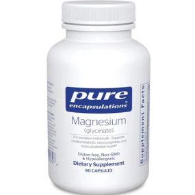 Pure Encapsulations Magnesium (Glycinate) - Supplement to Support Stress Relief, Sleep, Heart Health, Nerves, Muscles, and Metabolism* - with Magnesium Glycinate - 90 Capsules