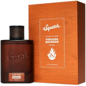 Dr. Squatch Fireside Bourbon Cologne - Cedarwood, Clove, Patchouli - Inspired by Wood Barrel Bourbon Soap