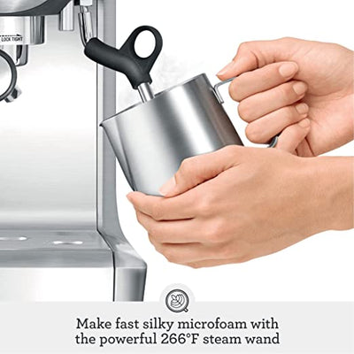 Original Brevilles Barista Express Espresso Machine, Brushed Stainless Steel