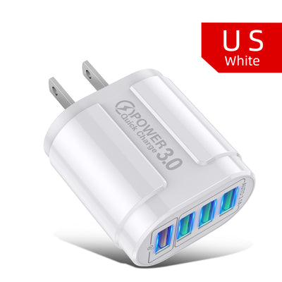 Single-port Fast Charging Smart Phone Plastic Charger Multi-Specification