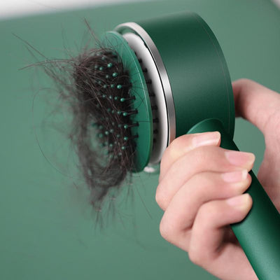 One-key Self-cleaning Hair Brush Anti-Static Airbag Massage Comb