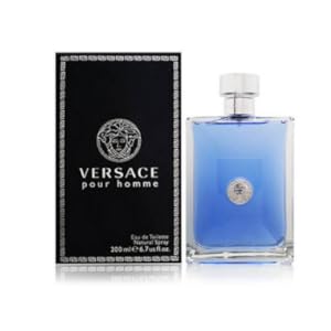 Versace Pour Homme Eau de Toilette Spray for Men, 200 ml, 6.7 Ounce