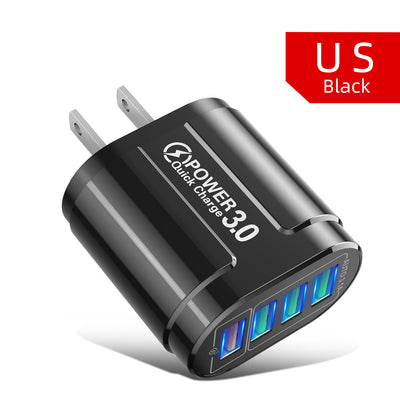 Single-port Fast Charging Smart Phone Plastic Charger Multi-Specification