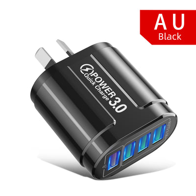 Single-port Fast Charging Smart Phone Plastic Charger Multi-Specification